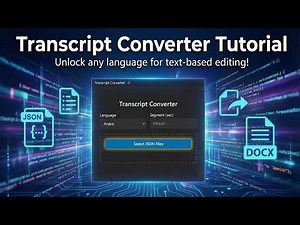 Transcript Converter for Premiere Pro Tutorial