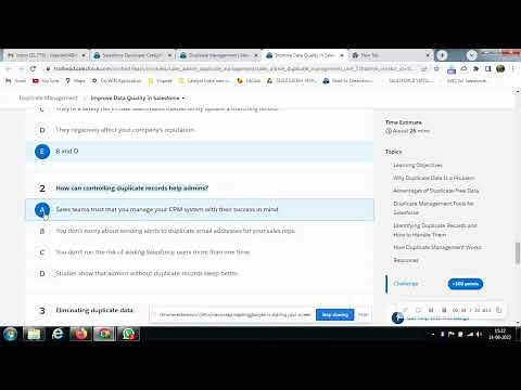 Duplicate Management | Improve Data Quality in Salesforce #salesforce #trailhead #technology