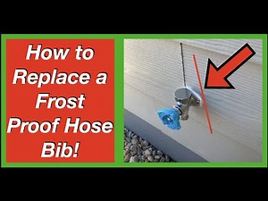 How to Replace a Frost Proof Hose Bib [DIY] Garden Hose Spigot