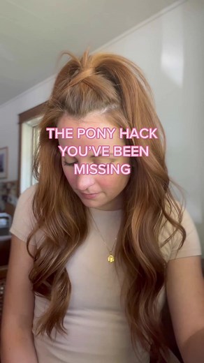 Easy Pony Hairstyle Tutorial
