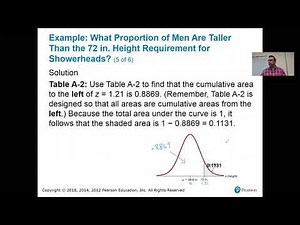 6-2 Real Applications of Normal Distribution
