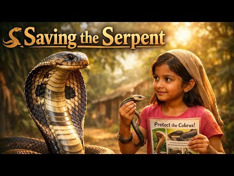 Saving the Serpent: Girl Fights to Protect Endangered Cobras 🐍🌿 #SavingTheSerpent #CobraConservation