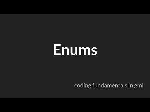 Enums [GameMaker Studio 2]
