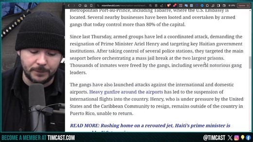TRUMP WAS RIGHT ABOUT HAITI, Cannibal Gang Leader Takes Over, Conan Obrien SLAMMED For Haiti Lies | Tim Pool