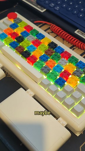 DIY Lego Keyboard with Atom Keyboard Kit
