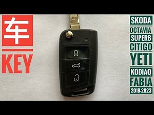 How to replace the battery of the Skoda Fabia remote control? (With video)