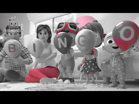 Bingo song cocomelon sound variations kids nersury rymes fun with me