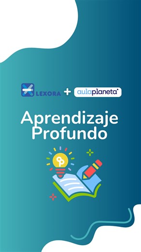 Lexora Learning | Gestión de los aprendizajes on Instagram: "El aprendizaje profundo no se trata de memorizar, sino de comprender, aplicar y transferir lo aprendido. En LEXORA, junto a AulaPlaneta, cada recurso; desafíos, proyectos, actividades y la metodología de cinco pasos. Acompaña a docentes y estudiantes en ese proceso, favoreciendo la reflexión, la autonomía y el pensamiento crítico. 💡 Enseñar con propósito. Aprender con sentido. 💬 ¿Cómo trabajas tú el aprendizaje profundo en tu aula? T