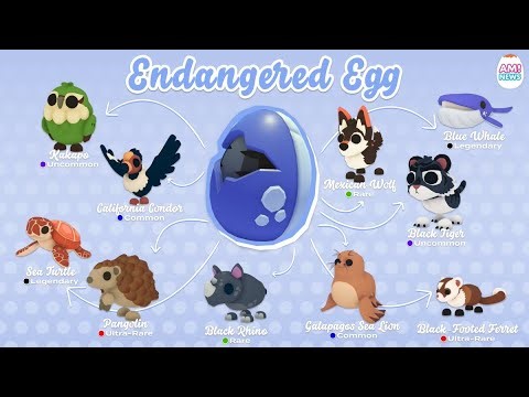 ENDANGERED EGGS HAVE COME TO ADOPT ME! (Roblox gameplay)