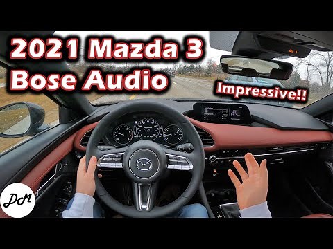 2021 Mazda 3 – Bose 12-speaker Sound System Review | Apple CarPlay & Android Auto