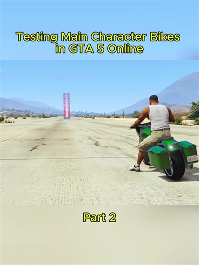 Testing Main Character Bikes in GTA 5 Online #gtav #gta5 #gtaonline #gtagameplay #gtarace #gaming #gamingvideo #gamer #videogames #openworld #rockstargames #franklin #michael #trevor #bikerace #gamechallenge