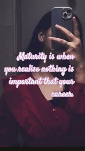 nothing is important than your career #lifeisbutadream #motivational