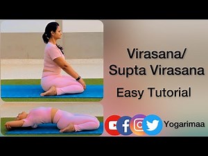 Virasana & Supta Virasana (Hero Pose & Reclined Hero Pose)- Easy Tutorial