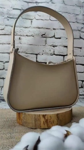 Leather Baguette Bag Making: DIY Tutorial | Leather bag pattern PDF and SVG