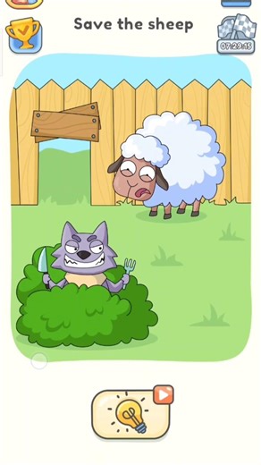 DOP 5 Level 99 Save the Sheep 🐑 | Delete One Part Puzzle Solution #dop5 #shorts #save #sheep