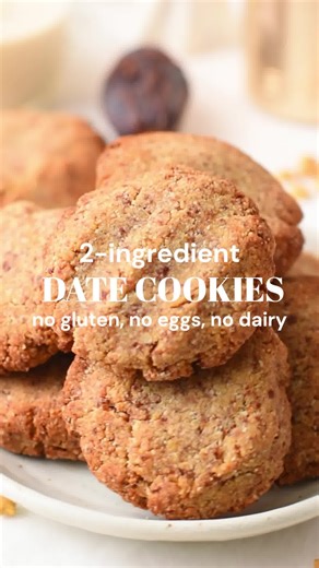 962K views · 7.6K reactions | Date Cookies (2-Ingredient, No Eggs, No Added Sugar) RECIPE IN COMMENT | The Conscious Plant Kitchen | Facebook
