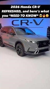 The *Refreshed* 2026 Honda CR-V Has Some Big New Changes! Let's Check it Out!