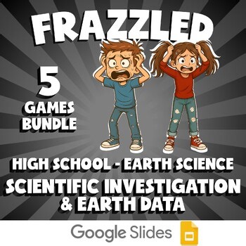 5 FRAZZLED Science Games - Scientific Investigation & Earth Data - Earth Science