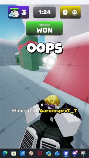 How to clip someone with knife!!! #roblox #robloxrivals #rivals #gaming #shorts