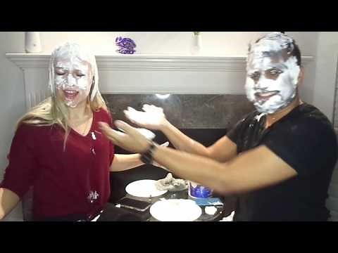 WHIPPED CREAM CHALLENGE...IT GETS MESSY