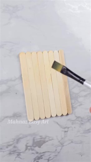 Mahnaz Easy Art on Instagram: "“Sunny Waves” Amazing Painting . . . . . #art #artwork #acrylicpainting #easyart #keşfet #sea #waves #blue #moon #moonlit #easypainting #satisfying #aesthetic #diycrafts #shortsfeed #paintingtutorial #acrylicscenery #creative #colored #artvideo"