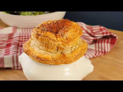 Tall Farmhouse Chicken Pot Pie — Cozy, Flaky Comfort