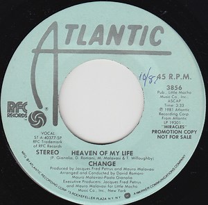 Change - Heaven Of My Life