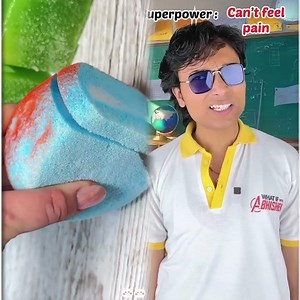 Ironman can’t feel any pain 😳😱 #funny #schooltiffinbox #facts #comedy #5minutecrafts