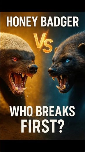WOLVERINE 🆚 HONEY BADGER – Who’s the Real Savage of the Wild? 💀🐾