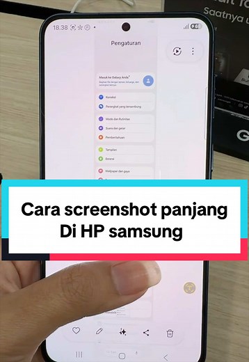 Cara Screenshot Panjang di HP Samsung (Android)