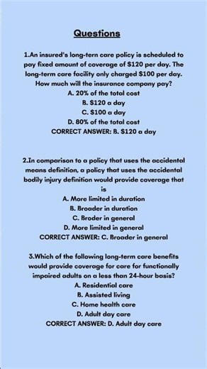 Texas life and health insurance Exam Questions and Answers #texaslife #texasinsurance