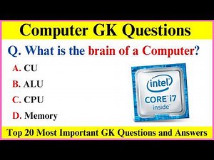 Top 20 Computer Gk Questions in English | Computer GK Questions | Computer Gk | Part-1