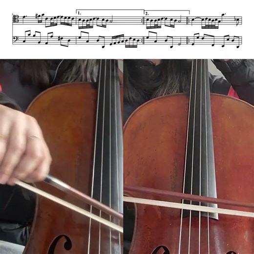 J.S. Bach: Air on G string in C Major #cello #大提琴
