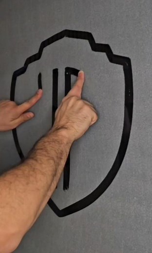 Warner Bros logo two hands drawing #warnerbros #warnerbrospictures #WB #DeMakaj #twohandsdrawing #wb