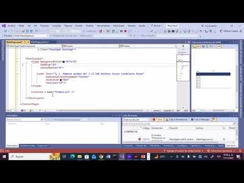 ejercicio 6 Números Primos del 1 al 100