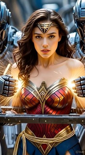🤖 Wonder Woman Captured by Robots – High Tech Energy Trap ⚡ #WonderWoman #dccomics #galgadot