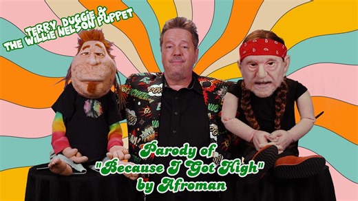 1.9M views · 38K reactions | "Because I Got High" by Afroman, a parody performance from Terry, Duggie & the Willie Nelson Puppet! ✌️‍ #terryfator #willienelson #becauseigothigh #parody #ventriloquist | Terry Fator | Facebook
