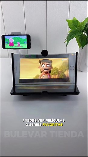 ¡Convierte tu celular en un mini teatro en casa! ⭐Ampliador de pantalla tipo lupa Para celular 3D alta definición⭐ 🔥OFERTA: 🎁ENVÍO GRATIS🎁 OFF 50% ✅Compatible con todos los smartphones 🆙 ✅Lupa de pantalla HD de 12 pulgadas con altavoz y Bluetooth 🆕 ✅Puerto de salida USB integrado para la alimentación de emergencia al ver películas o cargar tu teléfono🎱 🚨COMPATIBILIDAD CON TODO TIPO DE CELULARES Y MARCAS🚨 ¡Amplia la imagen del celular, colocas el celular atrás y se ve como una mini TV! ✔M