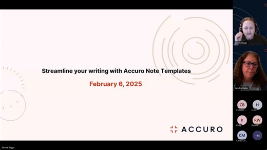 Streamline your writing with Accuro Note Templates - Feb 6 2025