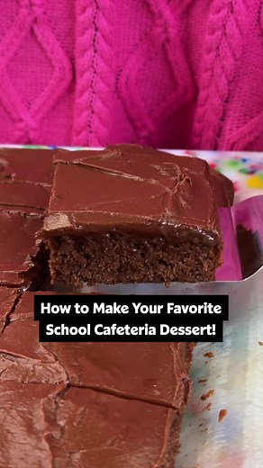 School Cafeteria Brownies — Easy 9x13 Sheet Recipe