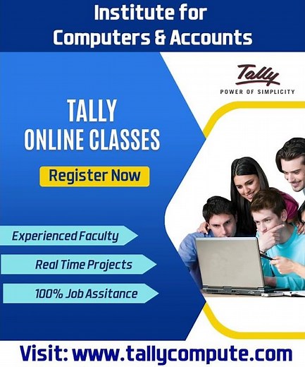 Motion graphic Computer Institute Tally Online video advertisement
