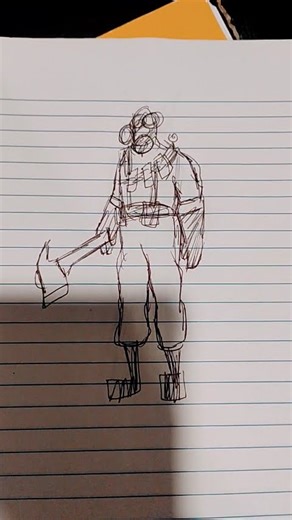 My Pryo from team fortress 2 or #tf2 #drawing of the #Pryotf2