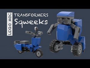 Lego Transformers TLK Sqweeks Scooter MOC Instruction