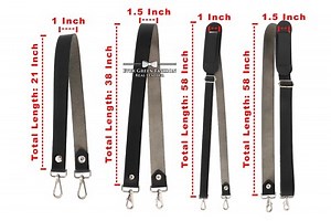 Leather Adjustable Straps High Quality Wide Crossbody Shoulder Bag Purse Straps  | eBay UK