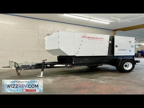 65KW 2015 Magnum MMG75 Diesel Generator 3 975 hrs Single or 3 Phase WE