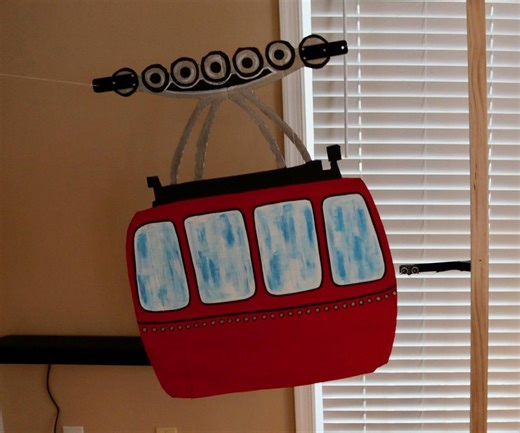 Cardboard Cable Car