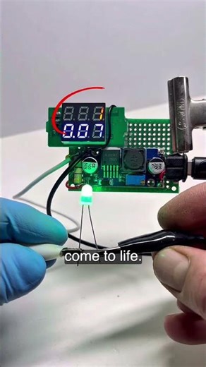 DIY LED Tester with DC-DC Step-Up #electronicprojects #diy #zerotoinfinitytech #diyelectronics