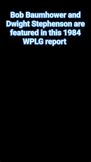 Miami Dolphin Pro Bowl players Bob Baumhower and Dwight Stephenson are featured in this 1984 WPLG Eyewitness News segment with reporter Frank Forte. This clip is from the Wolfson Archives. #orangebowl #MiamiDolphins | Ghosts of the Orange Bowl