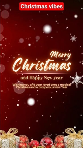 Merry Christmas 2025 🎄 | Beautiful Christmas Greetings | Christmas Wishes Short #christmas #shorts