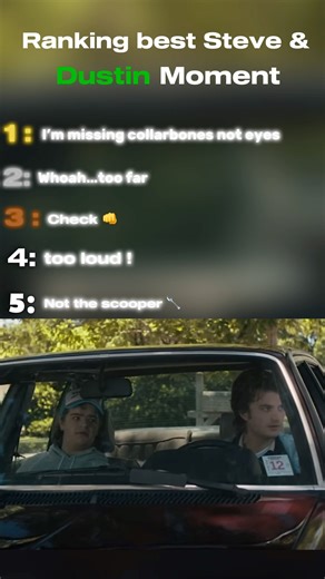 Dustin and Steve Funniest moment #strangerthings #strangerthings3 #strangerthings4 #ranking #dustin